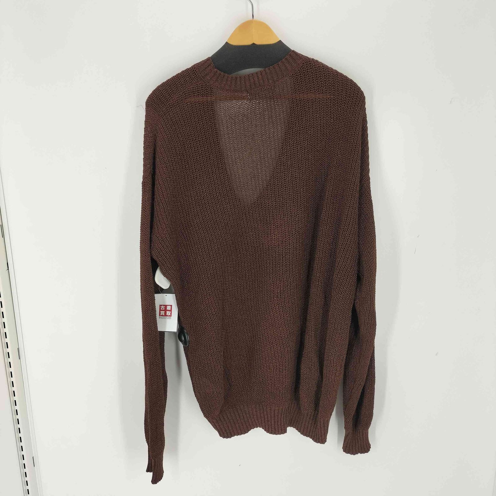 ユーズドフルギ 古着 FOLL cotton paper chunky v-neck sweater メンズ 2