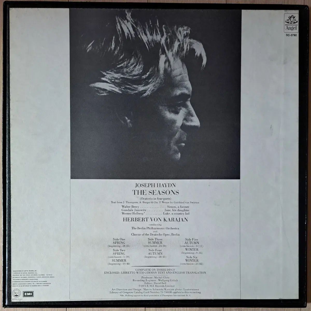 LP ハイドン オラトリオ 四季 BOXSET