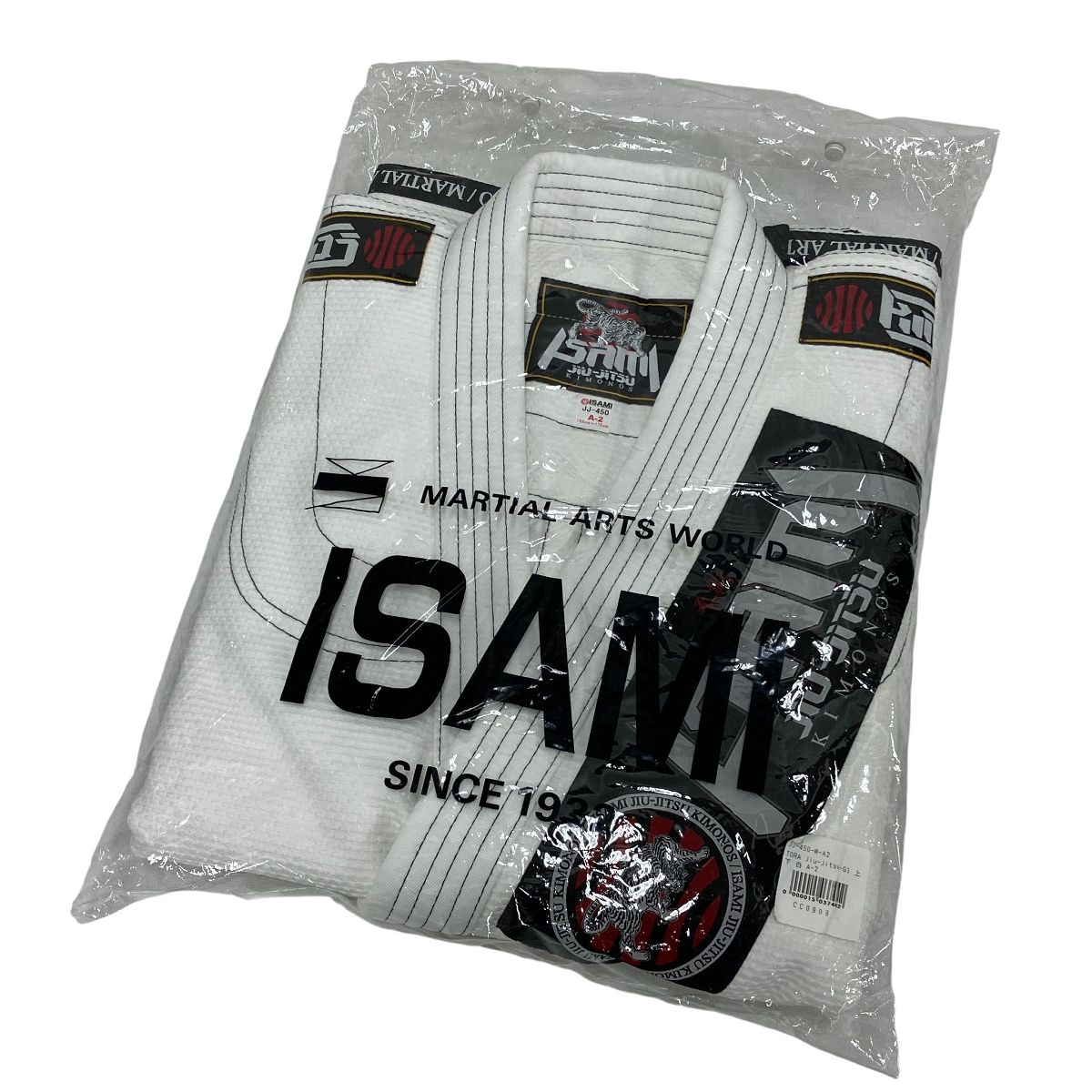ISAMI TORA Jiu-Jitsu-Gi JJ-450 A2 168 175cm 柔術 上下セット 帯なし T10573433