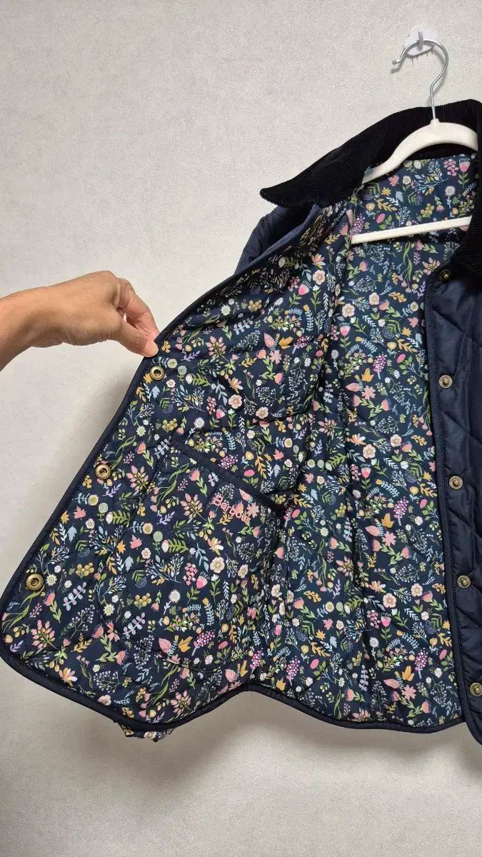 バブアーキッズ キルティング リバーシブル L 10-11