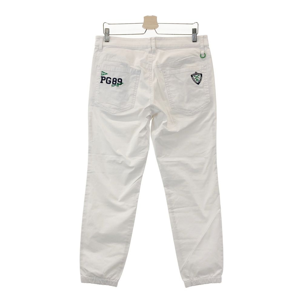 サイズ 5 PEARLY GATES パーリーゲイツ ストレッチ ジョガーパンツ ホワイト系 240101549794 ゴルフウェア メンズ ストスト
