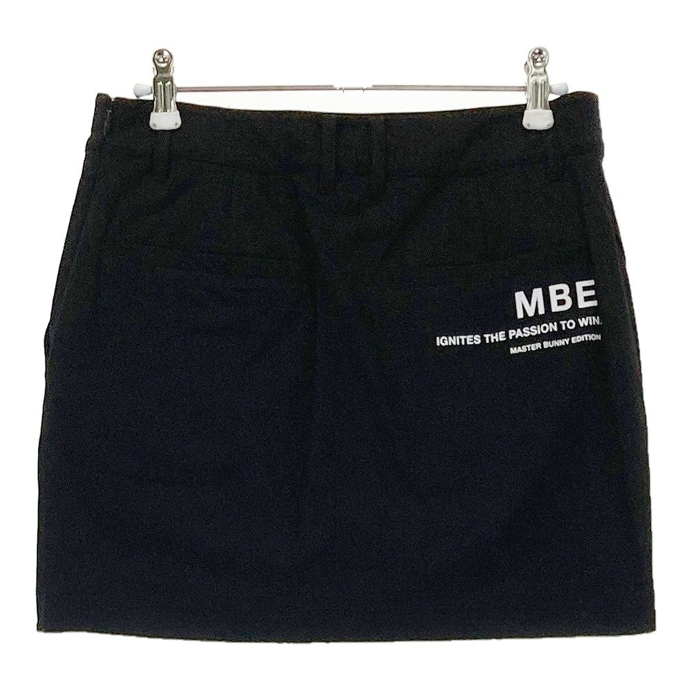 サイズ 1 MASTER BUNNY EDITION マスターバニーエディション インナー付ストレッチスカート ブラック系 240101551333 ゴルフウェア レディース ストスト