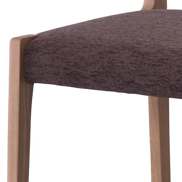 ２脚セット ダイニングチェア アームレス W49×D48×H78×SH44cm No.121 オーク MARWIL-DEMENAGEMENTS_CH