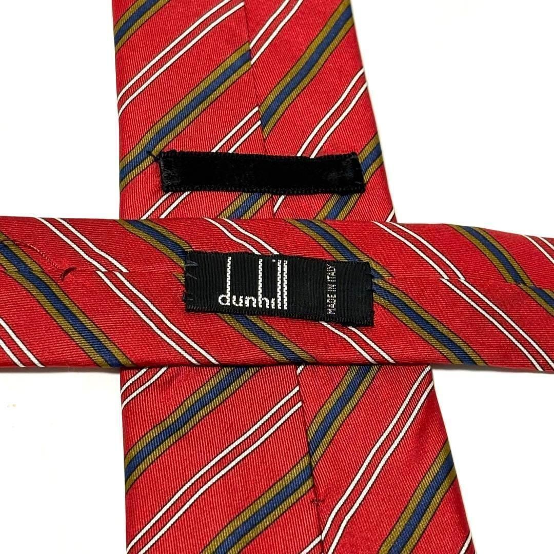 極美品✨ダンヒル ネクタイ ストライプ dロゴ シルク お洒落✨ - メルカリ