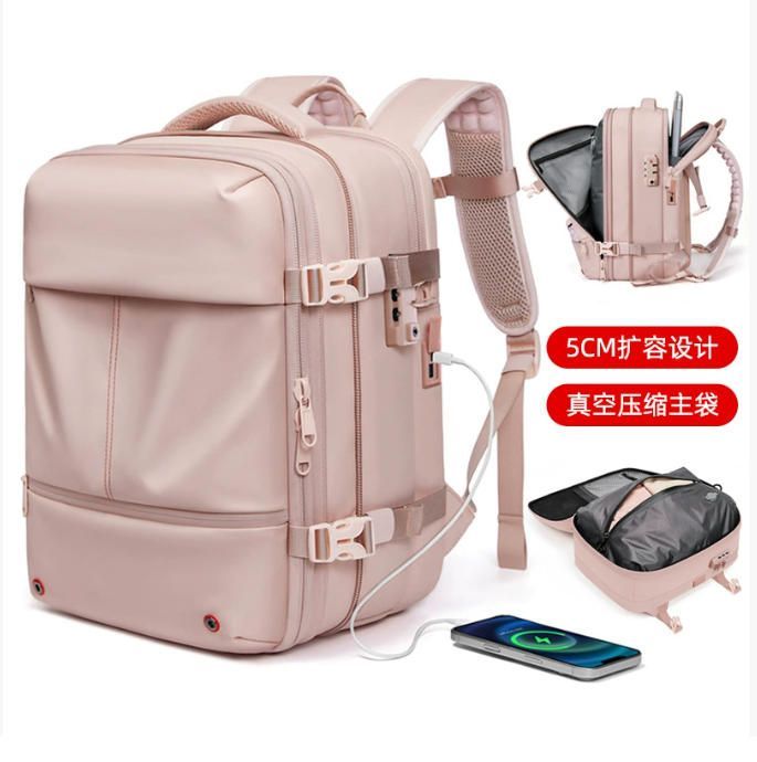 真空圧縮バックパックさん大容量乾湿分離通勤バッグは搭乗 で両肩バックパックを拡張できる