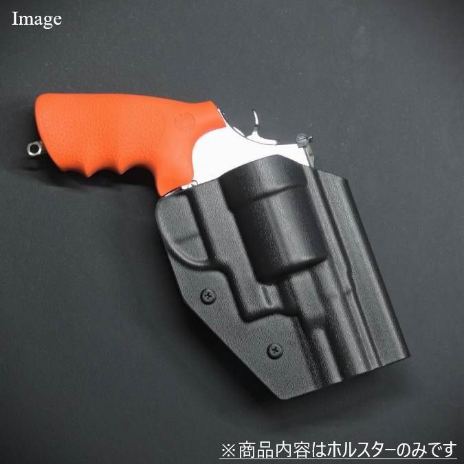 製造品 六七五 S-W M500 2-3 4 インチ リボルバー ホルスター Black 右用