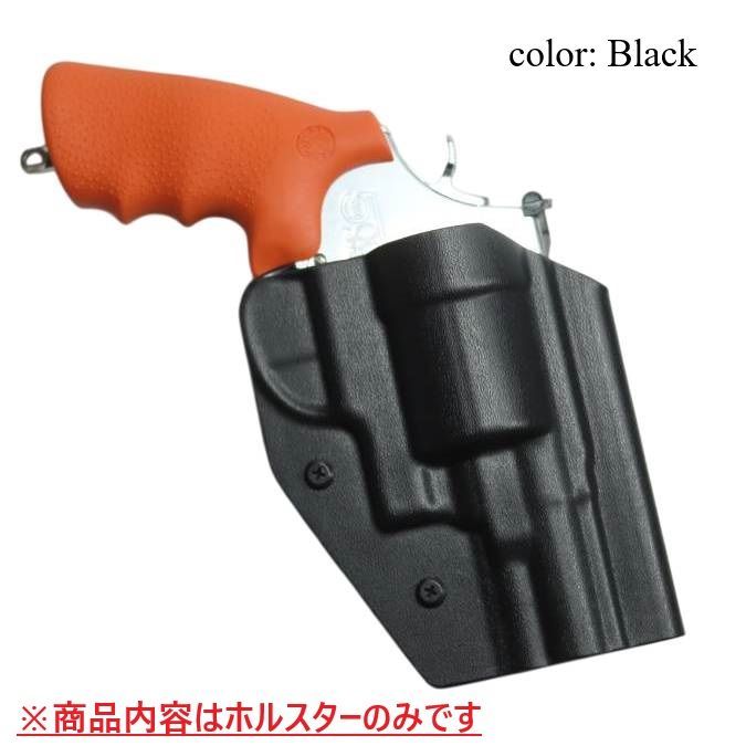 製造品 六七五 S-W M 500 2-3 4 インチ リボルバー ホルスター Black 右用
