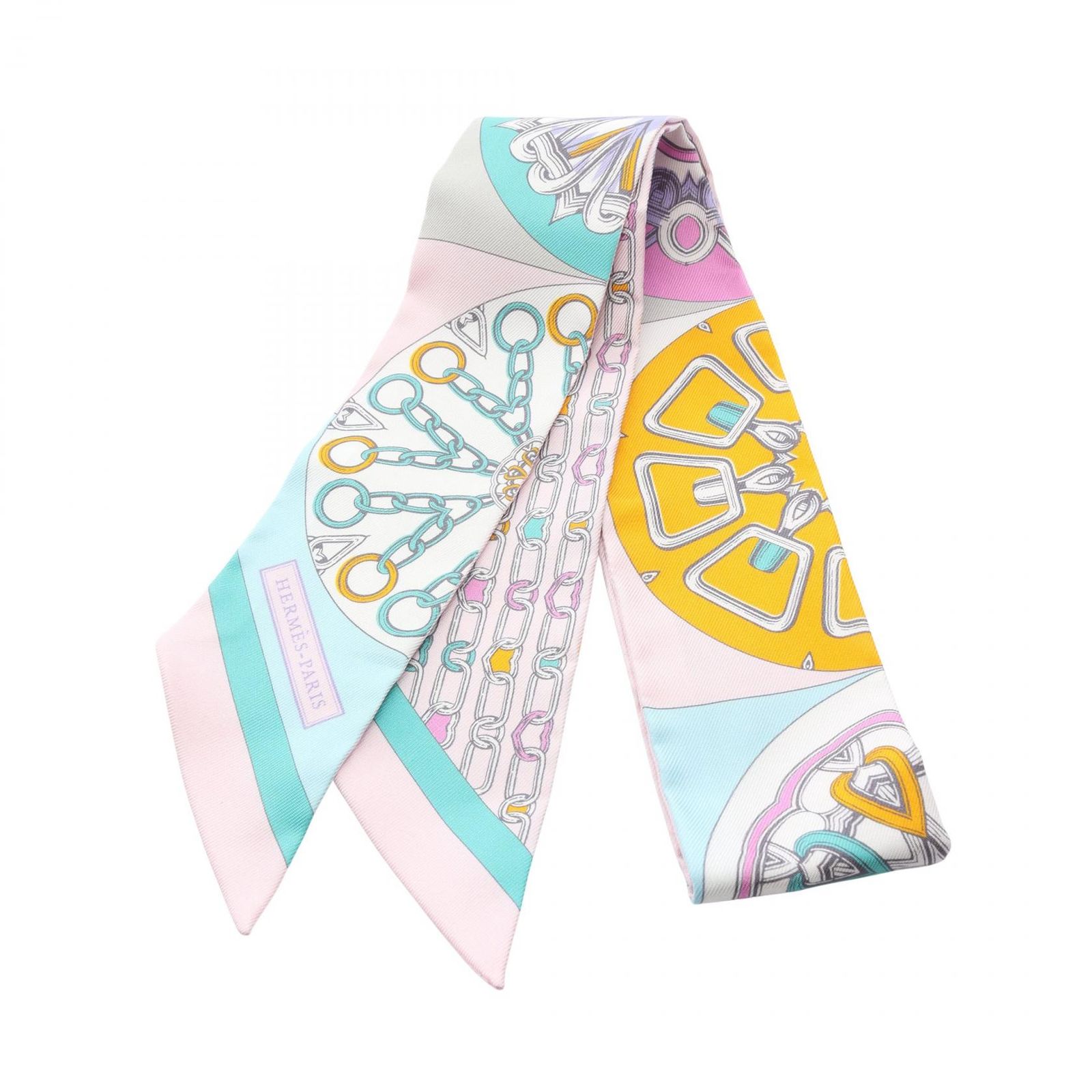 エルメス HERMES スカーフ ツイリー L'EFFET KALEIDOSCOPE シルク