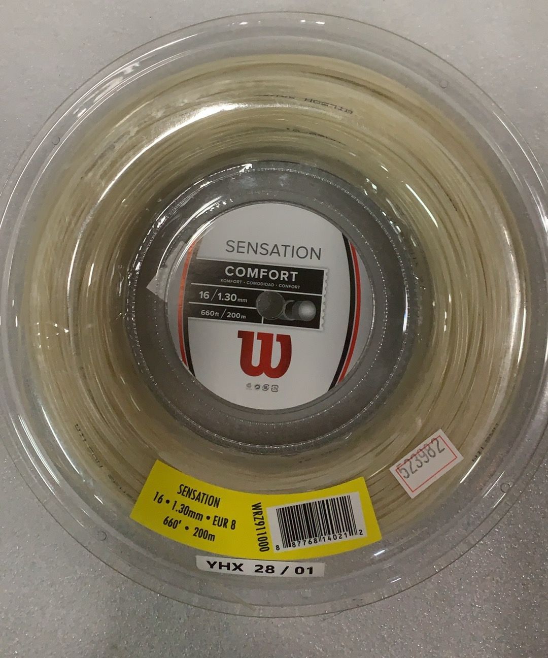 Wilson テニス ストリング ガット マルチ フィラメント SENSATION 16 センセーション16 200M--523982 887768140212
