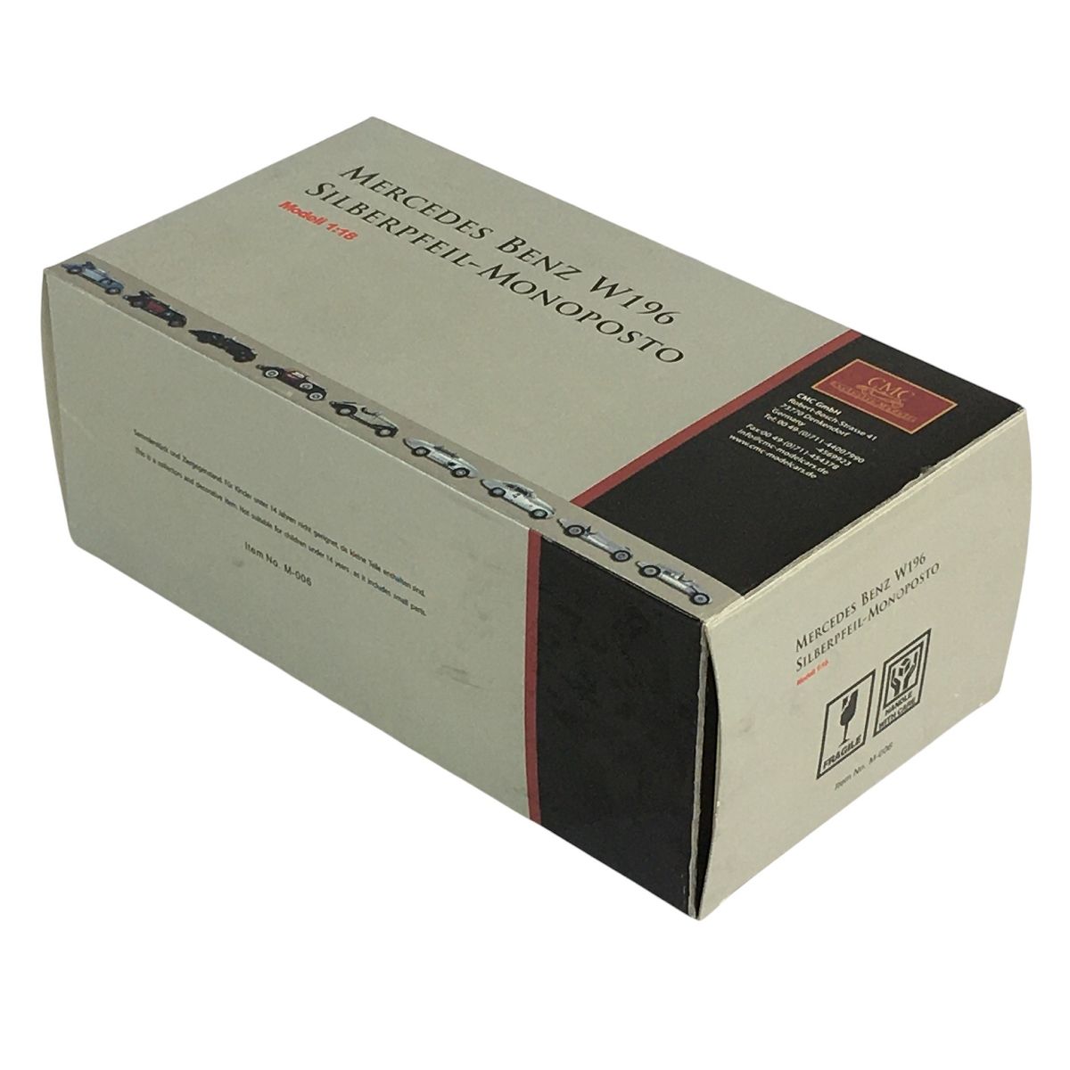 CMC 1 18 メルセデス ベンツ W196 シルバーアロー モノポストミニカー N10544491