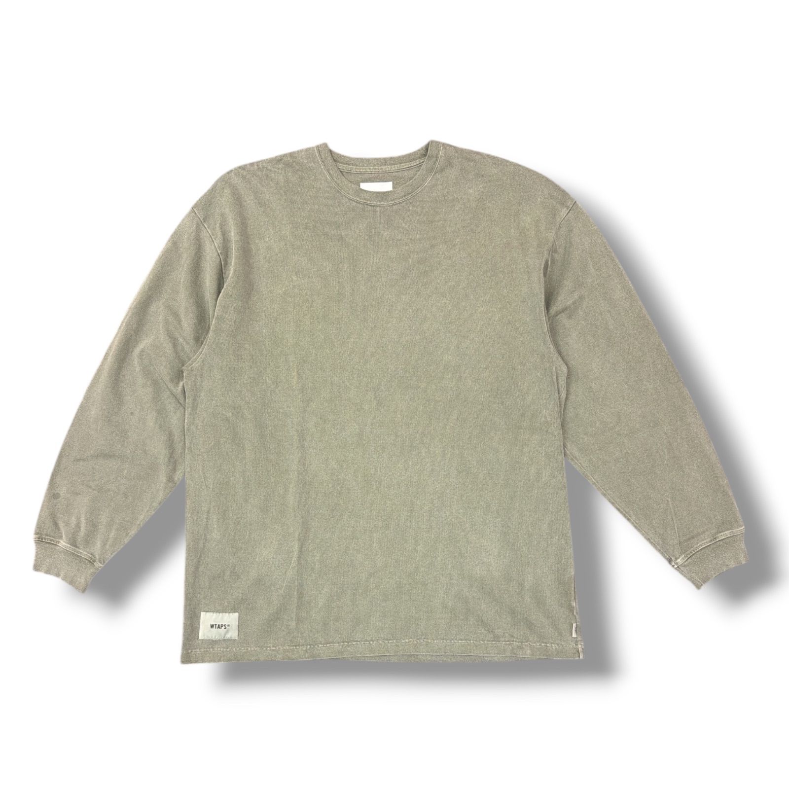 WTAPS 25AW SIGN-OD / LS / COTTON ロゴ刺繍 クルーネック カットソー