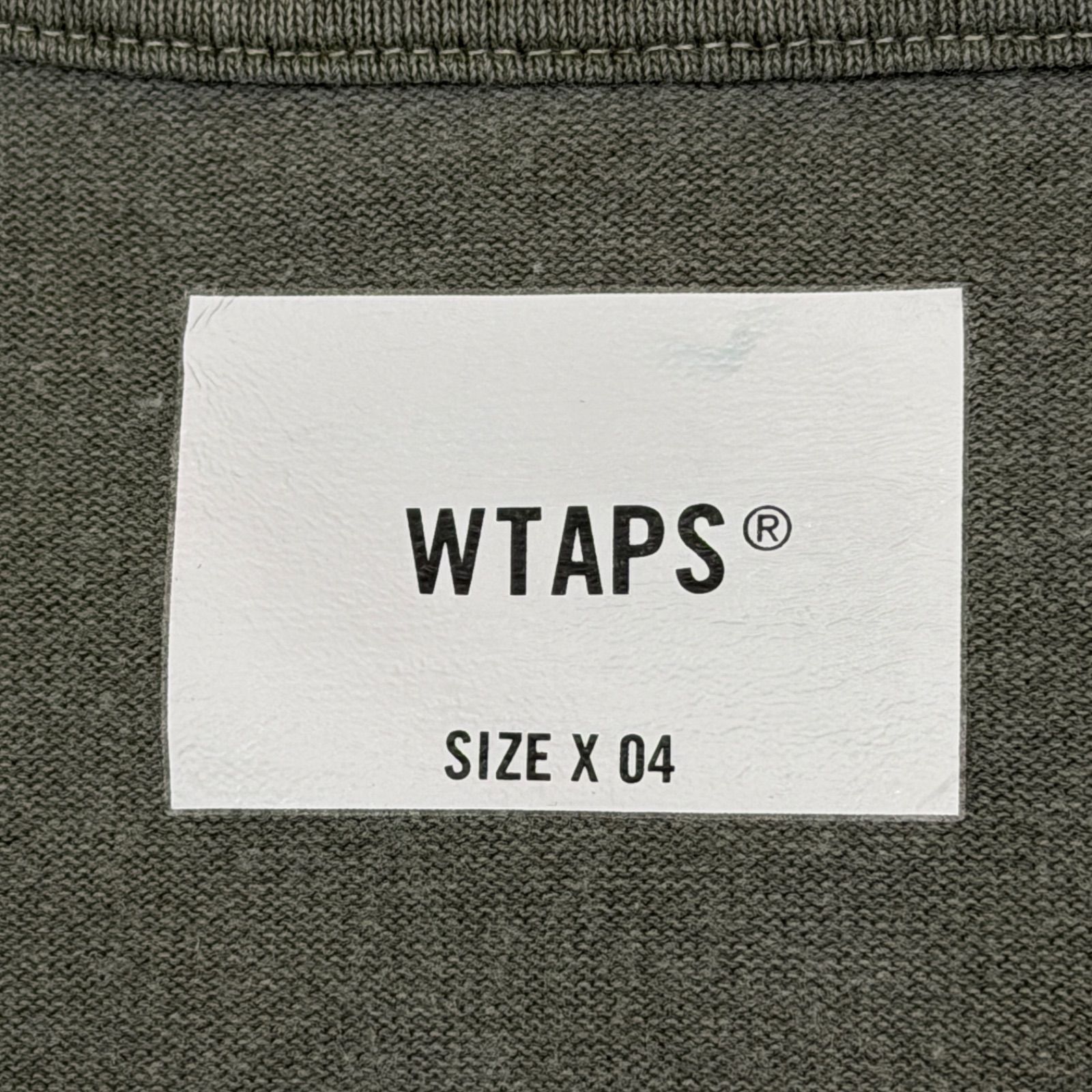 WTAPS 25AW SIGN-OD / LS / COTTON ロゴ刺繍 クルーネック カットソー