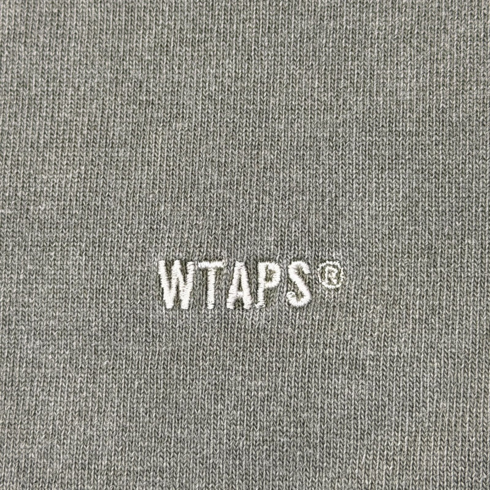WTAPS 25AW SIGN-OD / LS / COTTON ロゴ刺繍 クルーネック カットソー