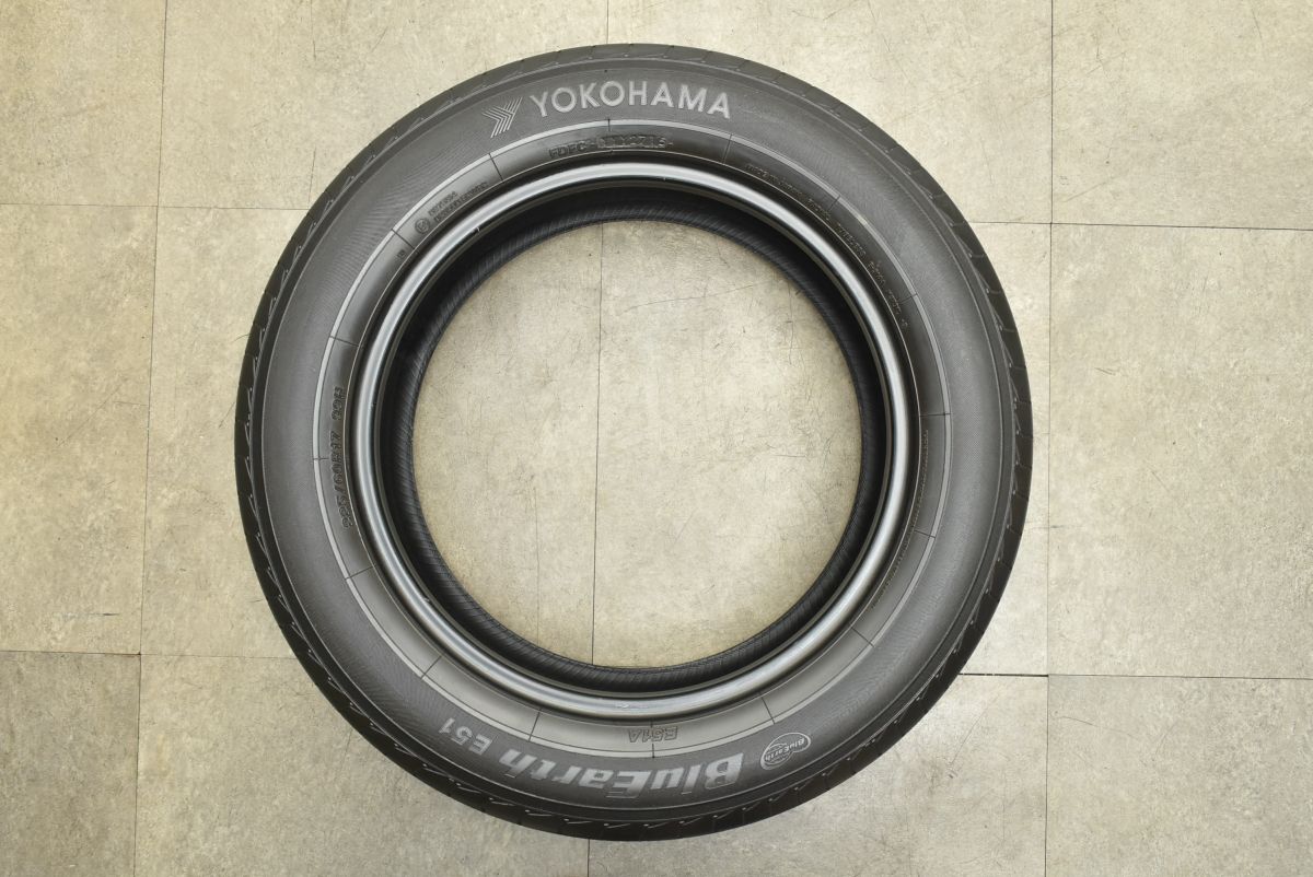 新車外し ヨコハマ BluEarth 225/60R17 アルファード純正4本 新車外し 