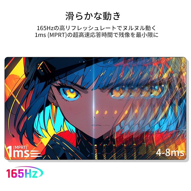 KTC 32インチ 湾曲ゲーミングモニター 165Hz 180OC 1ms MPRT FHD VA 1500R湾曲率 3000 1コントラスト比 HDR10 sRGB 122 DCI-P3 97 広色域 350cd m2 AdaptiveSyn