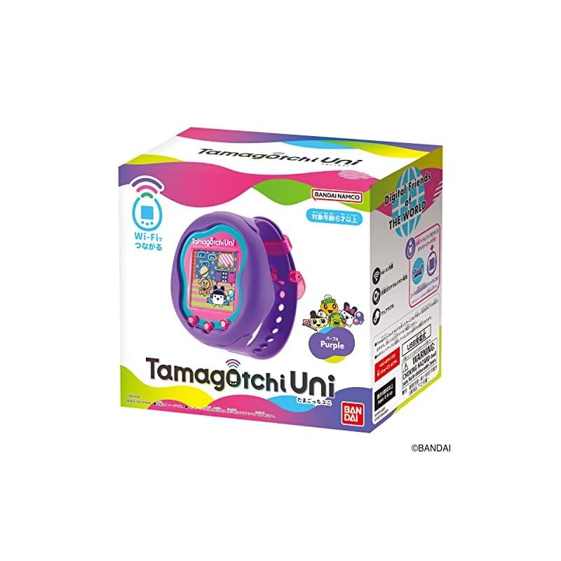 バンダイ BANDAI Tamagotchi Uni Purple 対象年齢 6才以上 日本おもちゃ大賞2025コミュニケーショントイ部門大賞 日経優秀製品 サービス賞 日経MJ賞受賞