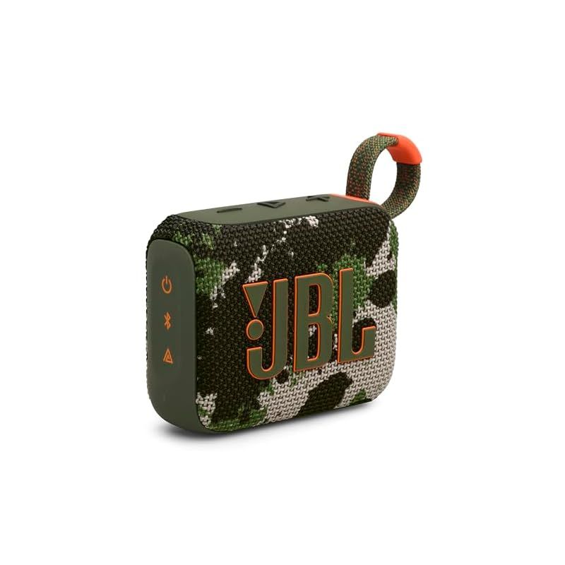 JBL GO4 Bluetoothスピーカー USB C充電 IP67防塵防水 アプリ対応 パッシブラジエーター搭載 ポータブル スクワッド JBLGO4SQUAD