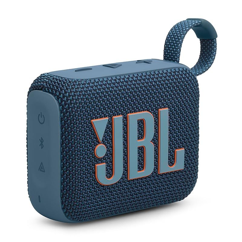 JBL GO4 Bluetoothスピーカー USB C充電 IP67防塵防水 アプリ対応 パッシブラジエーター搭載 ポータブル ブルー JBLGO4BLU