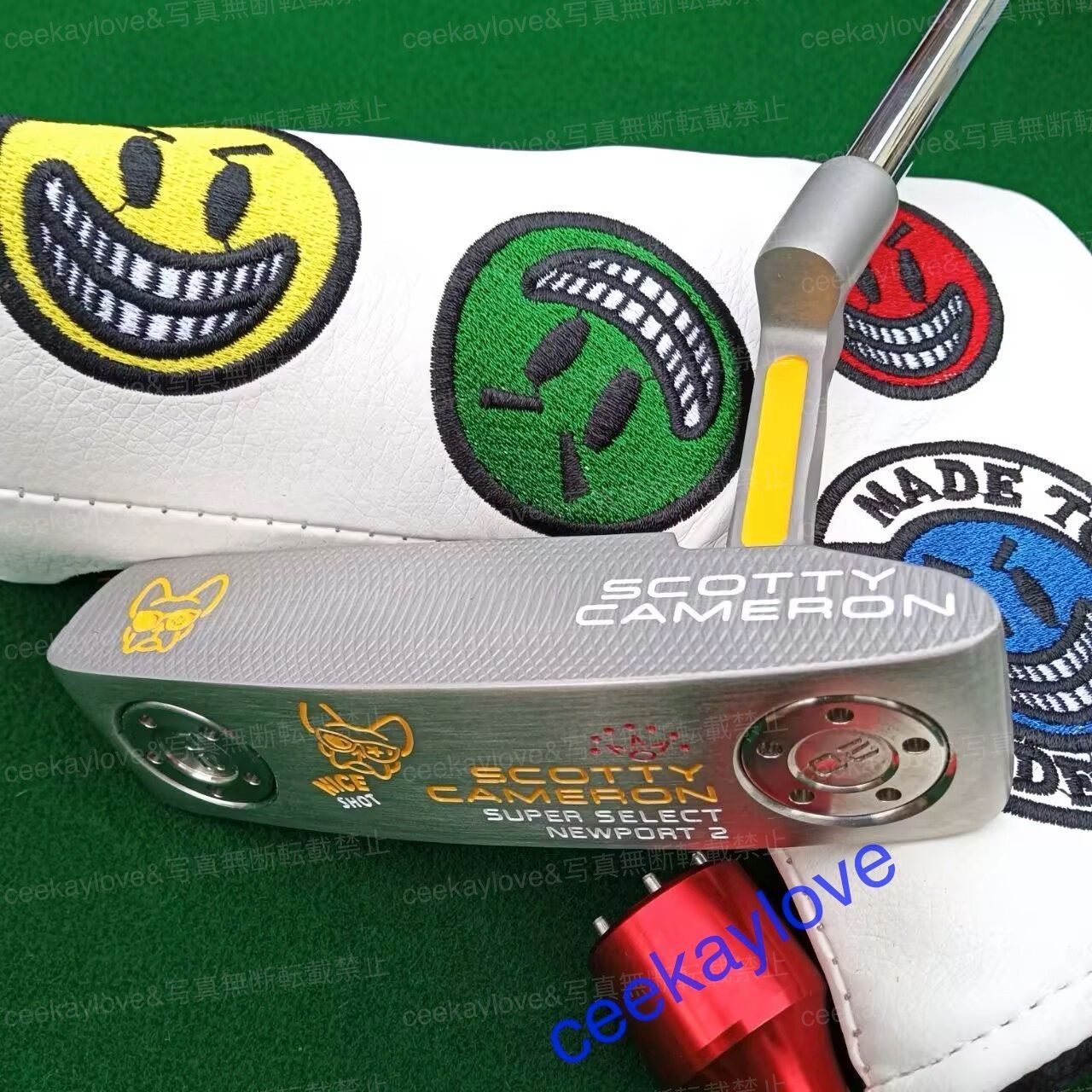 34インチ スコッティ キャメロン タイトリスト ゴルフパター スーパー セレクト ニューポート2 ゴルフクラブ ヘッドカバー付