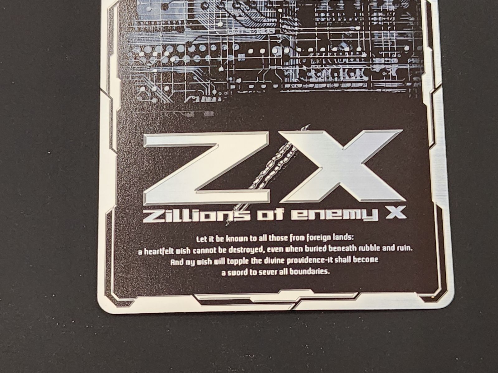 ZX ゼクス BLACK LAGOON ブラックラグーン シールドマーカー SEC E53