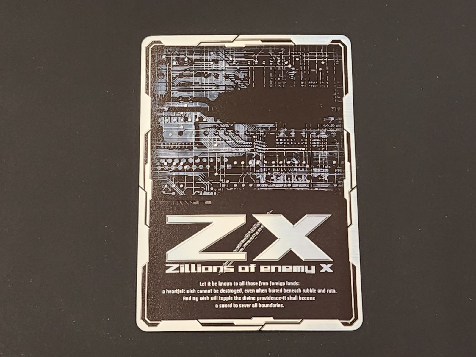 ZX ゼクス BLACK LAGOON ブラックラグーン シールドマーカー SEC E53