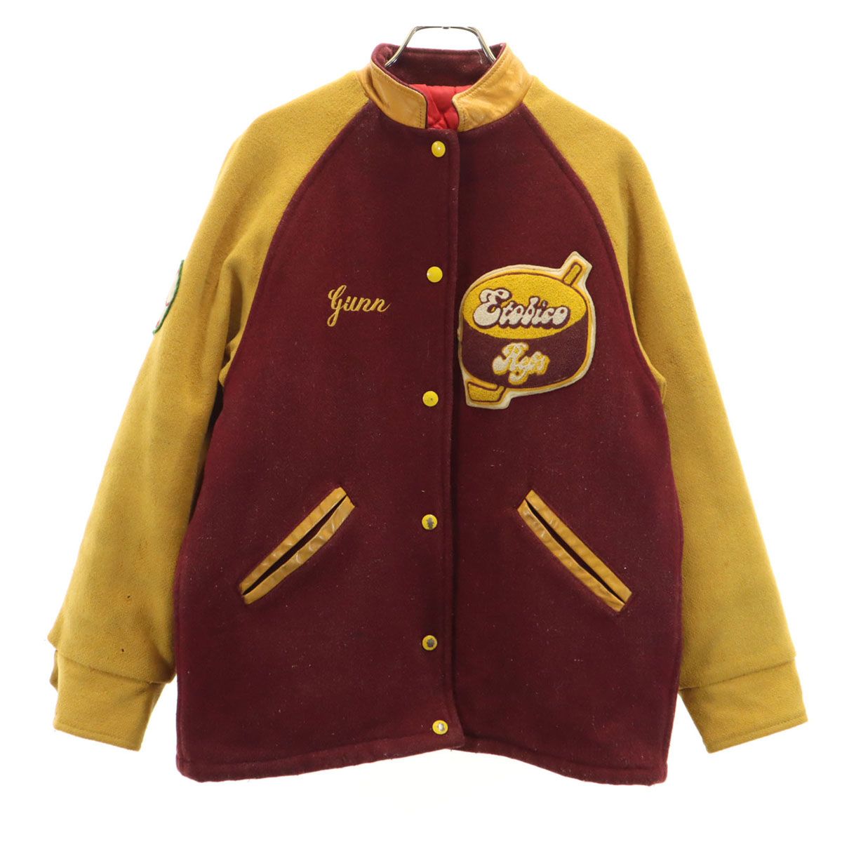 Avon 70 s ヴィンテージ バーシティ ジャケット レッド系 レディース 古着