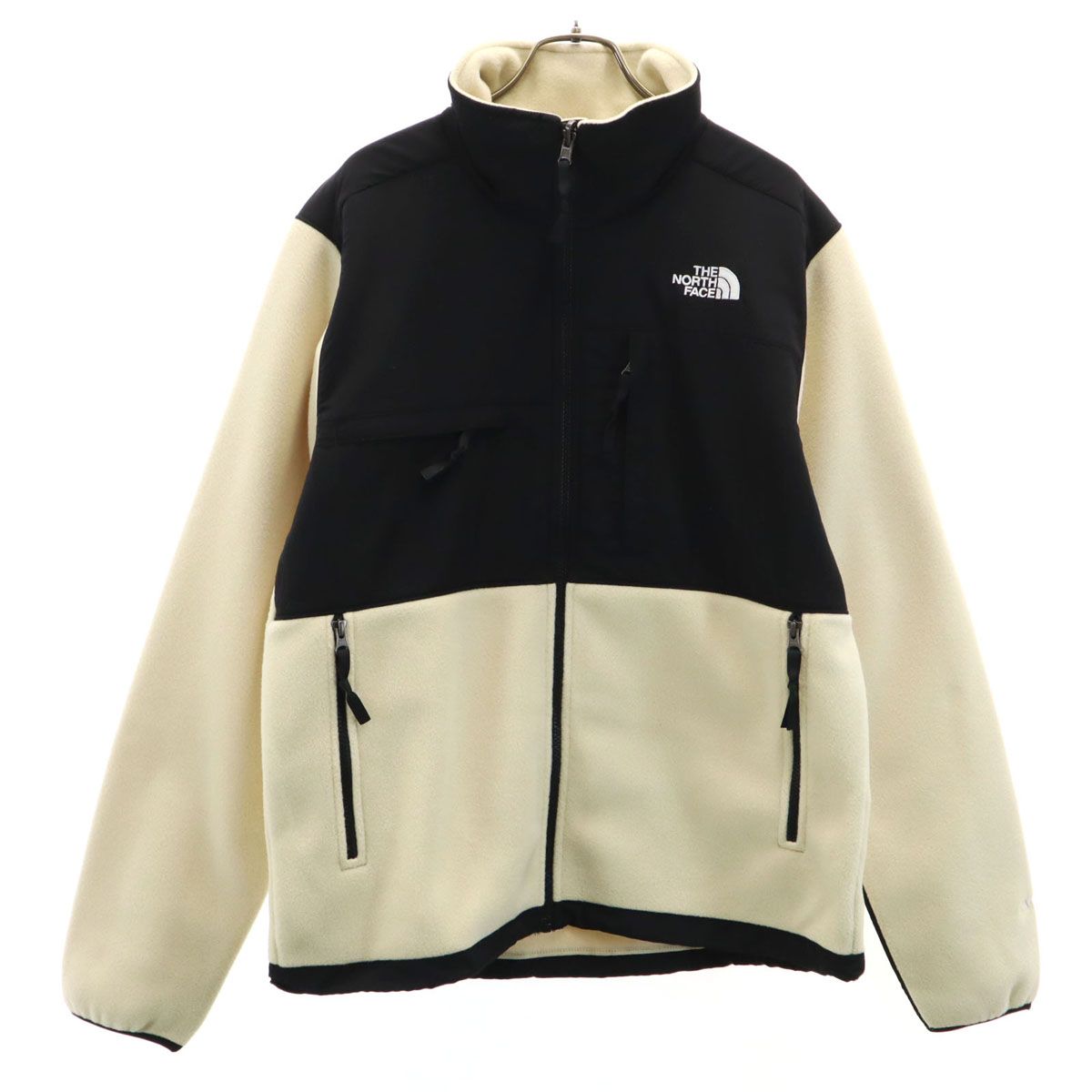 THE NORTH FACE ザノースフェイス デナリジャケット フリースジャケット M クリーム アウトドア 721222 メンズ 古着