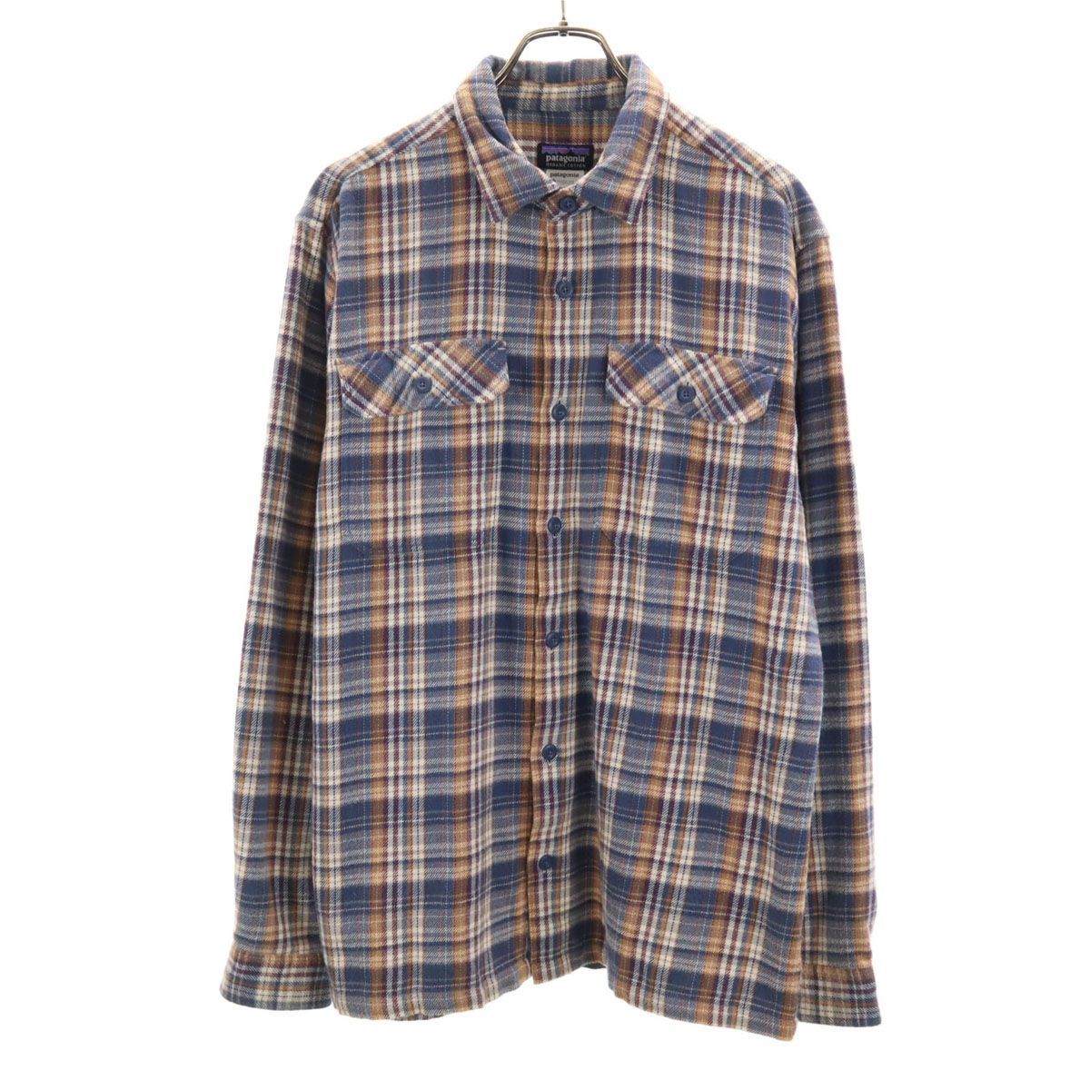 ☆美品☆Patagonia フランネルシャツ 長袖チェック柄 Mサイズ 