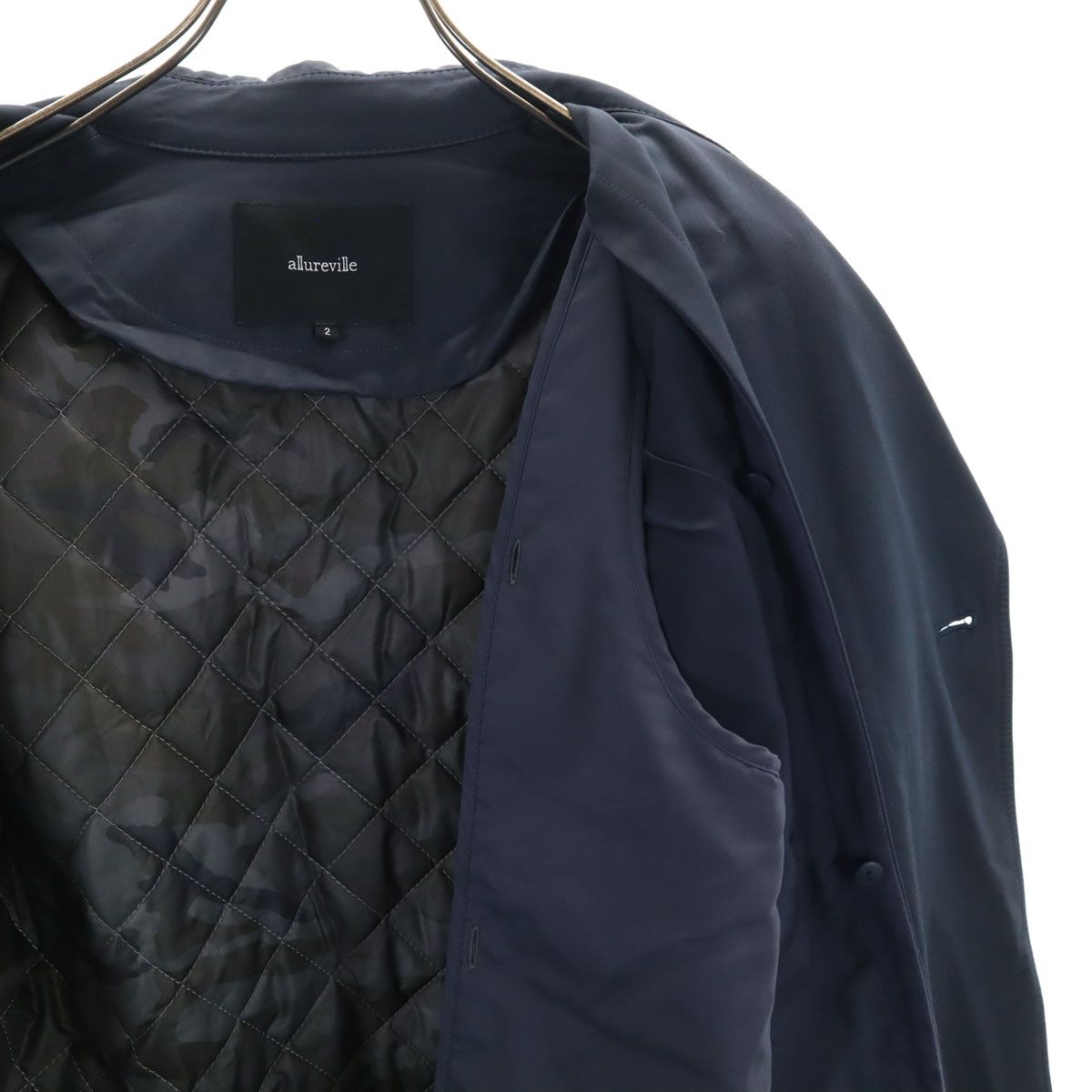 allureville アルアバイル ライナー付き トレンチコート 2 ネイビー