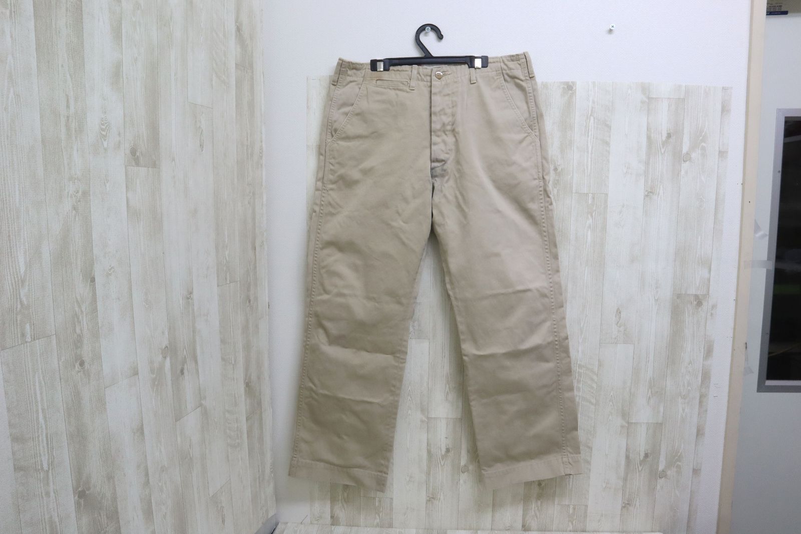 TOYS McCOY トイズマッコイ McQUEEN マックイーン V.HILTS TROUSERS チノ パンツ 34 トラウザー ベージュ