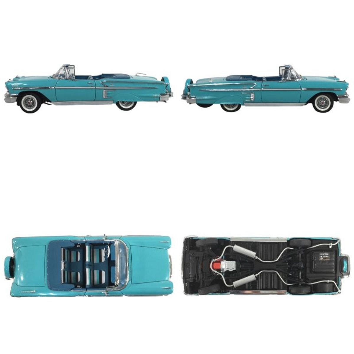  ダンバリーミント 1 24 1958 ポンティアック ボンネビル コンバーチブル ミニカー その他 ミニカー