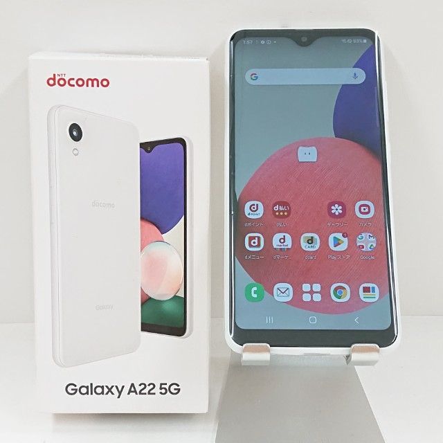 Galaxy A22 5G ホワイト 本体 Samsung Galaxy A22 (5G), 6.6