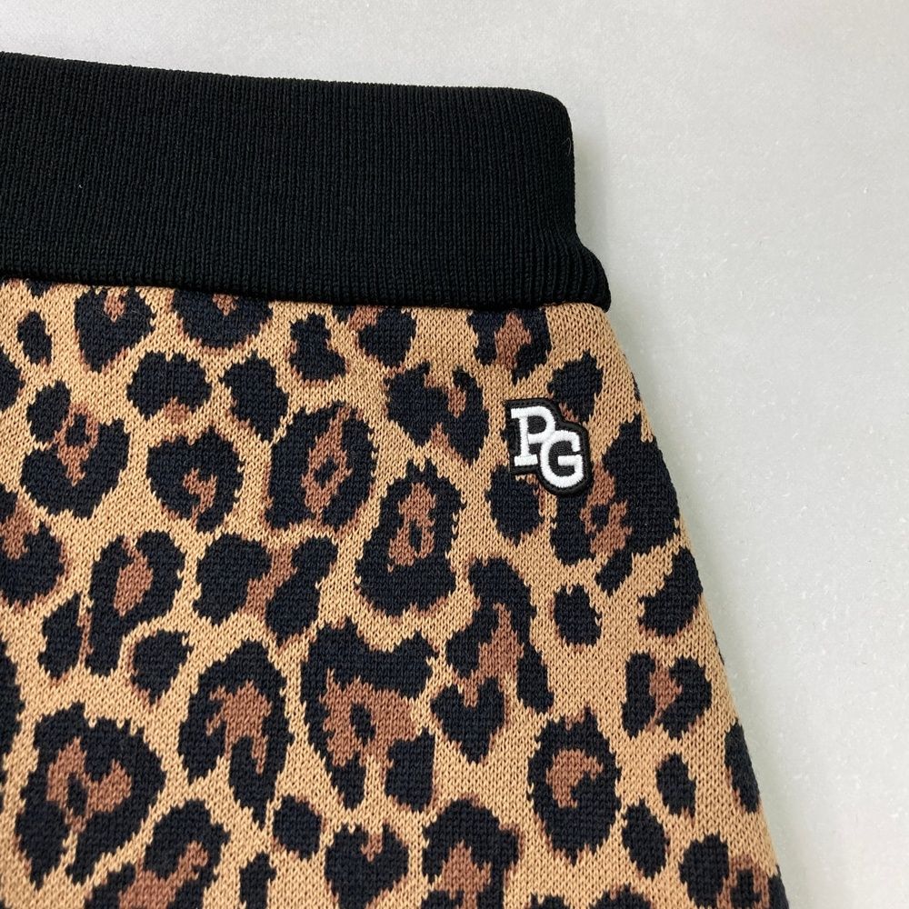 サイズ 1 PEARLY GATES パーリーゲイツ 055-2234032 ウール混 ニットスカート ボーダー レオパード柄 ブラウン系 240101551842 ゴルフウェア レディース ストスト LLC-HASEGAWATOSO_COM