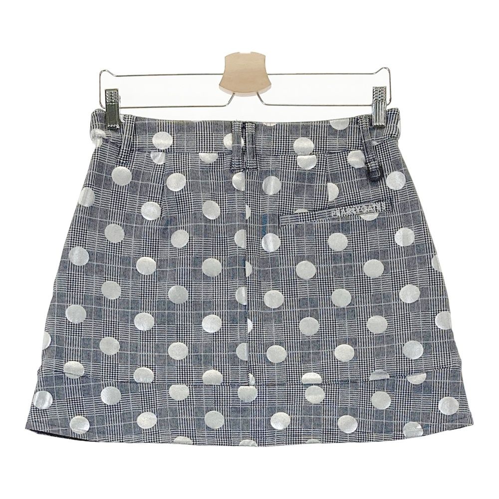 サイズ 1 PEARLY GATES パーリーゲイツ 055-1134112 ストレッチスカート ドット グレンチェック柄 ネイビー系 240101551857 ゴルフウェア レディース ストスト