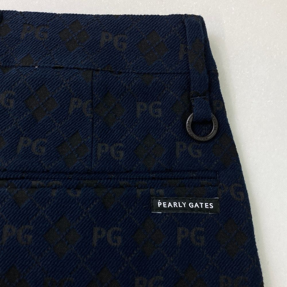 サイズ 1 PEARLY GATES パーリーゲイツ 055-1234906 ストレッチスカート ロゴ アーガイル柄 ネイビー系 240101551859 ゴルフウェア レディース ストスト LLC-HASEGAWATOSO_COM