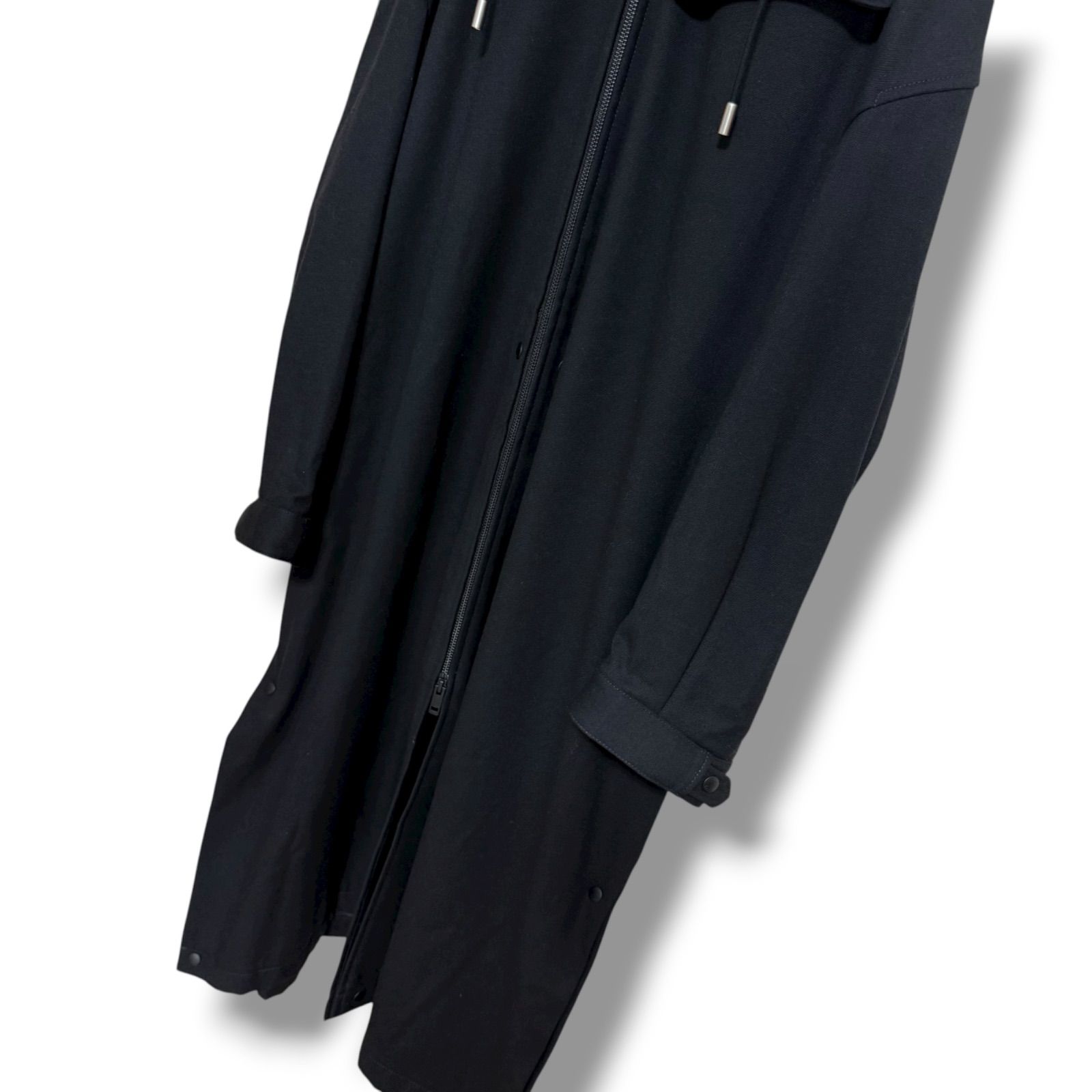 極美品 ウールお素材 THE RERACS 着丈120㎝ マキシ丈 ダブルジップ