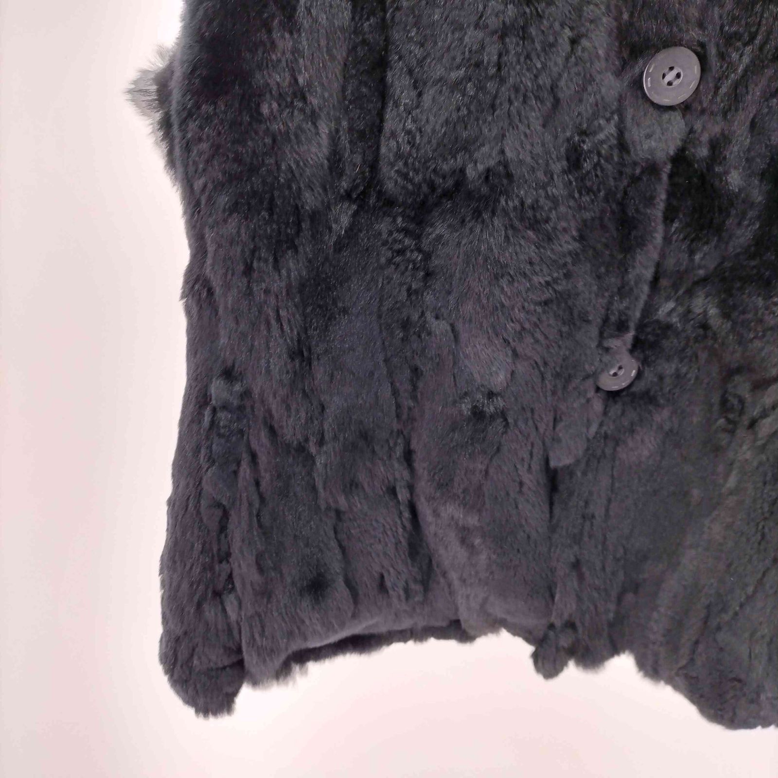  ユーズドフルギ 古着 INVERNALE ISSIMO レッキス×シルク ファー 毛皮 リバーシブルベスト レディース JPN L ベスト ジレ ベスト ジレ ビスチェ