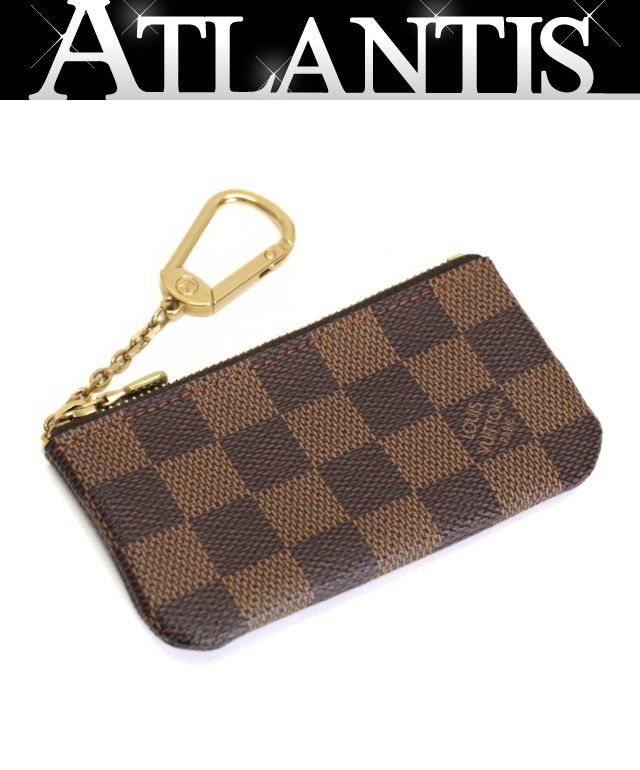 ルイヴィトン Louis Vuitton ポシェット クレキーケース キーリング付きコインケース ダミエ N62658 72296