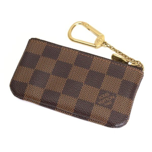 ルイヴィトン Louis Vuitton ポシェット クレキーケース キーリング付きコインケース ダミエ N 62658 72296
