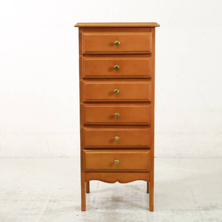 カリモク家具 カリモク 引き出し6段 猫脚 サイドチェスト 小引き出し クラシカル家具 トラディショナル 高さ82cm karimoku 296h01