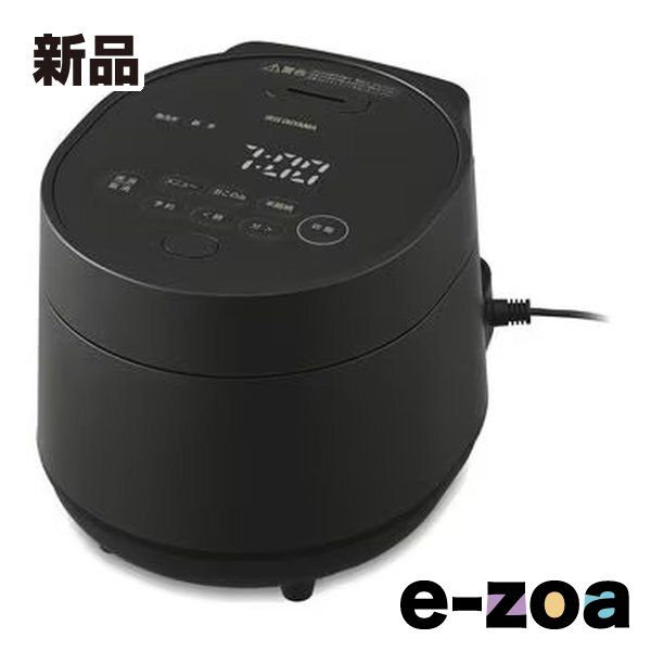 IRIS OHYAMA アイリスオーヤマ ジャー炊飯器 3合 50銘柄炊き 9種ヘルシーメニュー 厚火釜 ブラック RC-MGB30-B 2666145