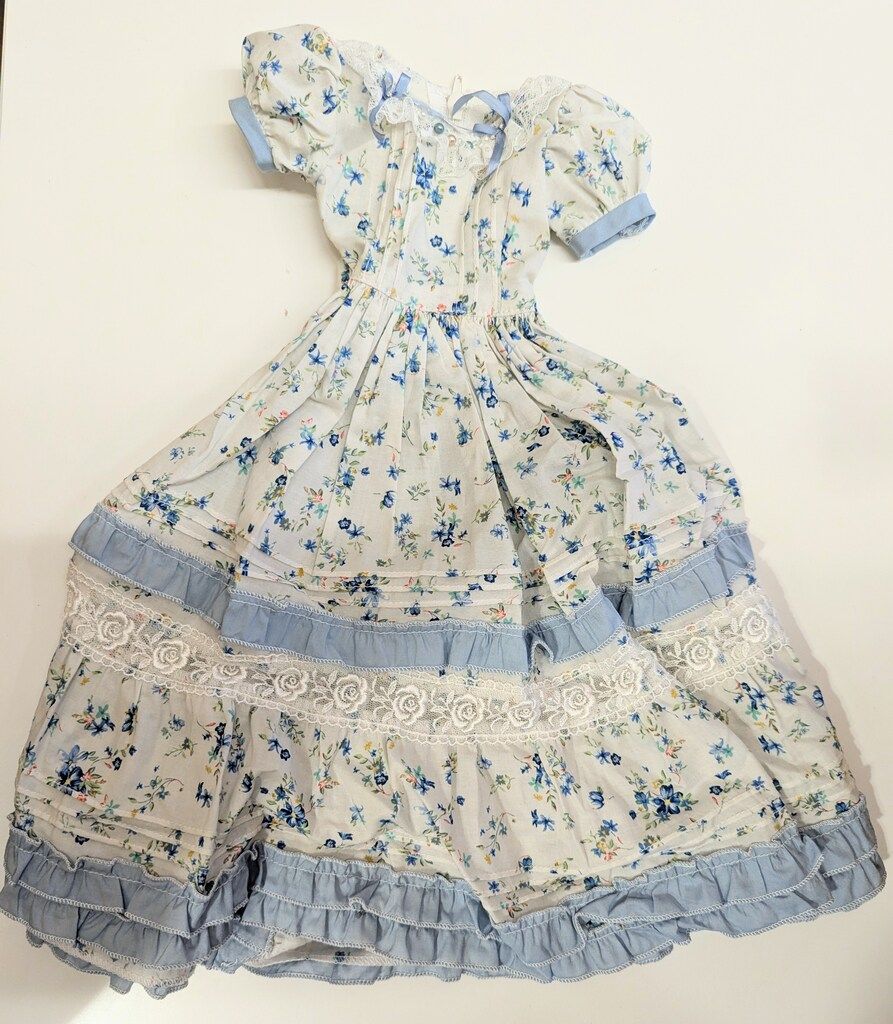 lacrimosa SD SD13女の子 SDGr女の子 コルセットドレス 水色×小花柄