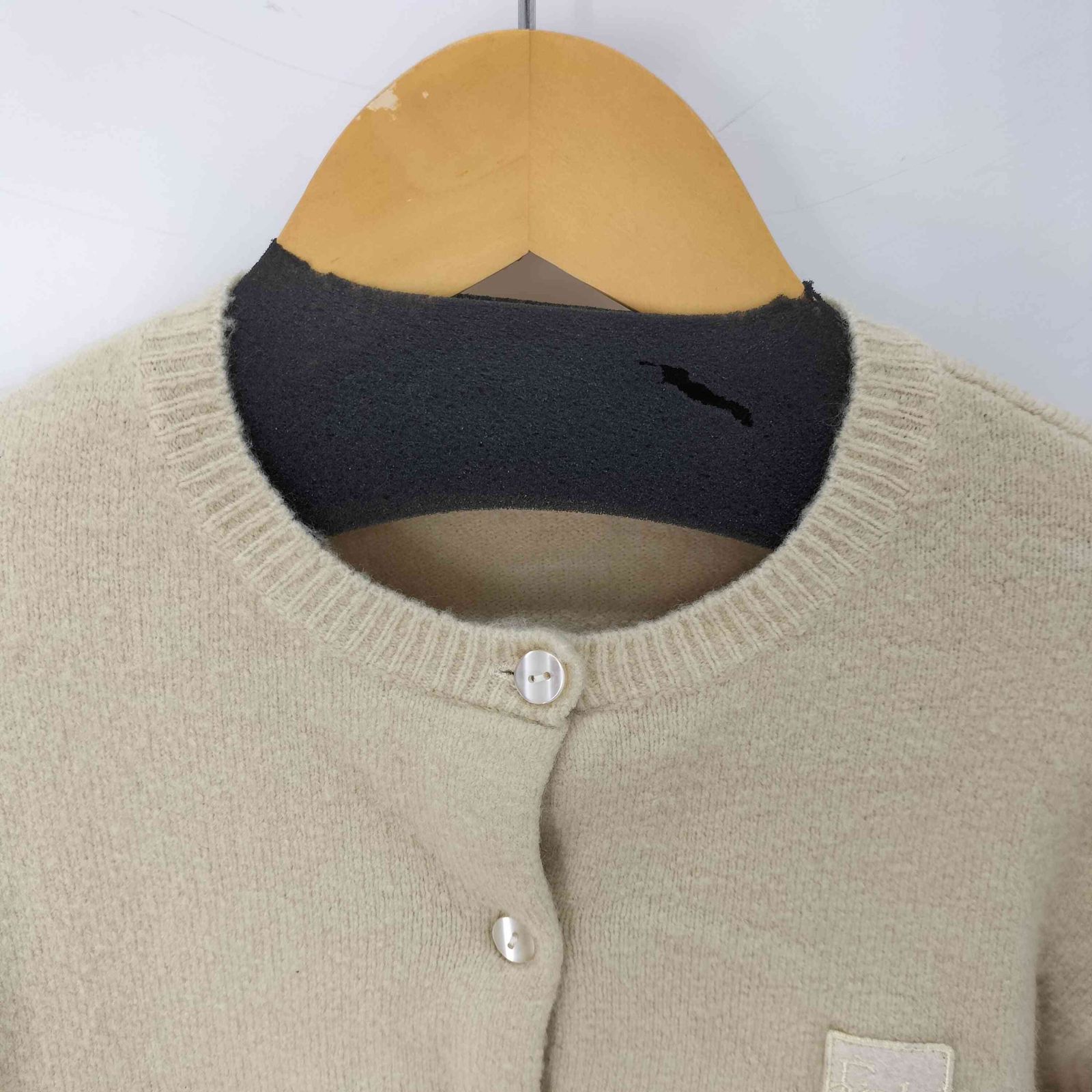 ユーズドフルギ USED古着 eaphi COMPACT LOGO KNIT CARDIGAN