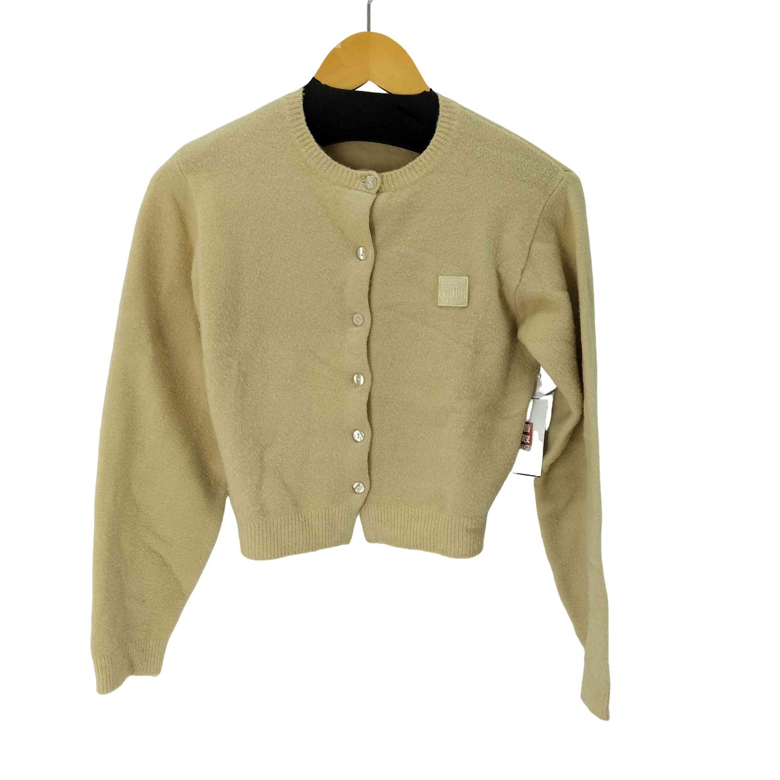 ユーズドフルギ USED古着 eaphi COMPACT LOGO KNIT CARDIGAN