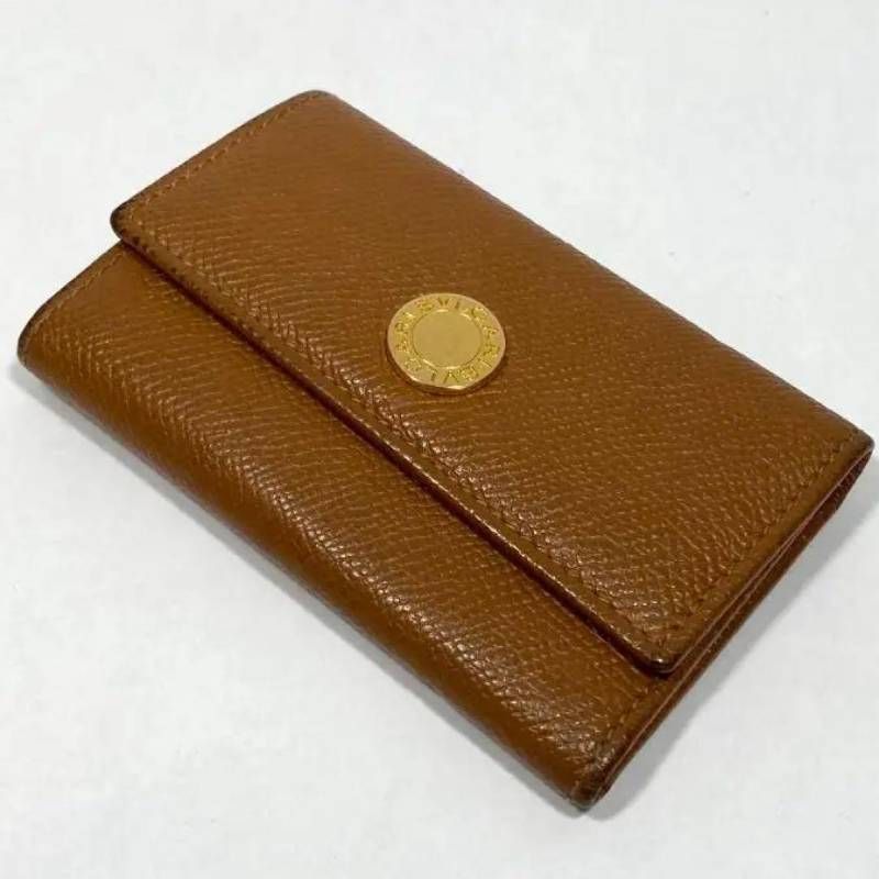 【人気商品】BVLGARI キーケース 6連 ビー・ゼロワン ライトブラウン