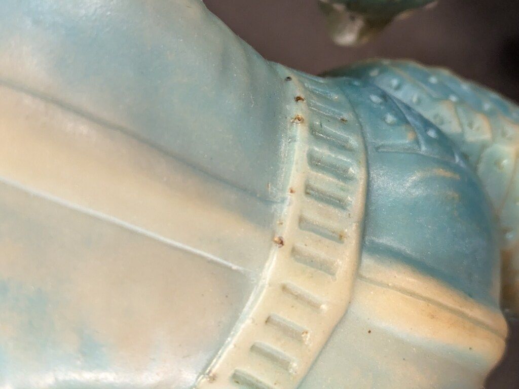 マルザン STサイズ VINソフビ ウインダム 灰色成型 水色スプレー