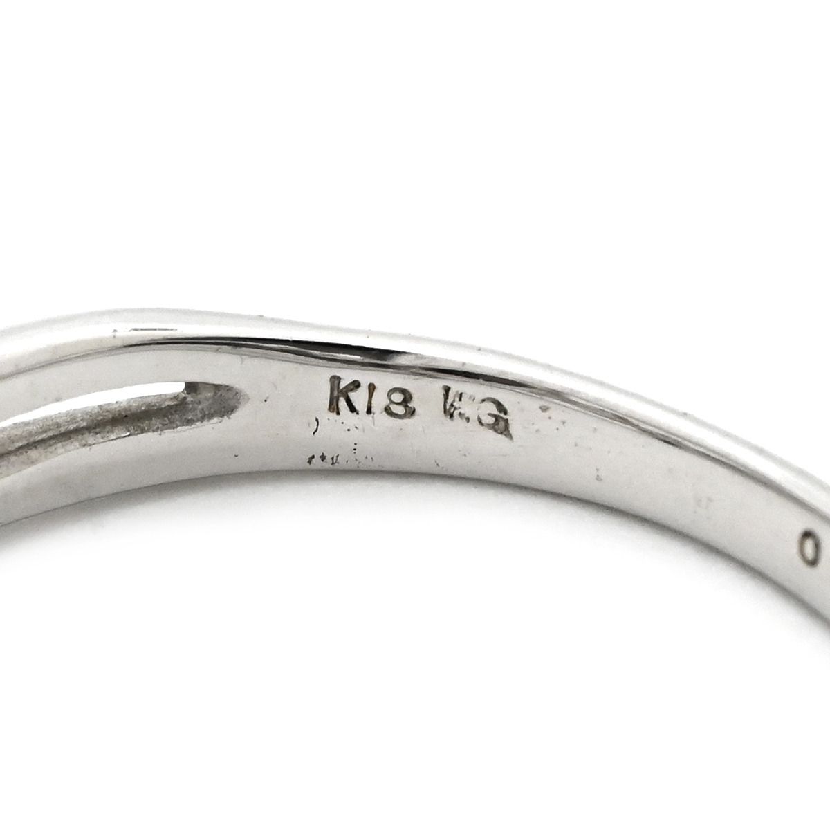 リング 指輪 ブラックダイヤリング K18WG ブラックダイヤモンド ダイヤモンド ホワイトゴールド 黒 18K 750 9号 FORTGASGNV_COM_BR