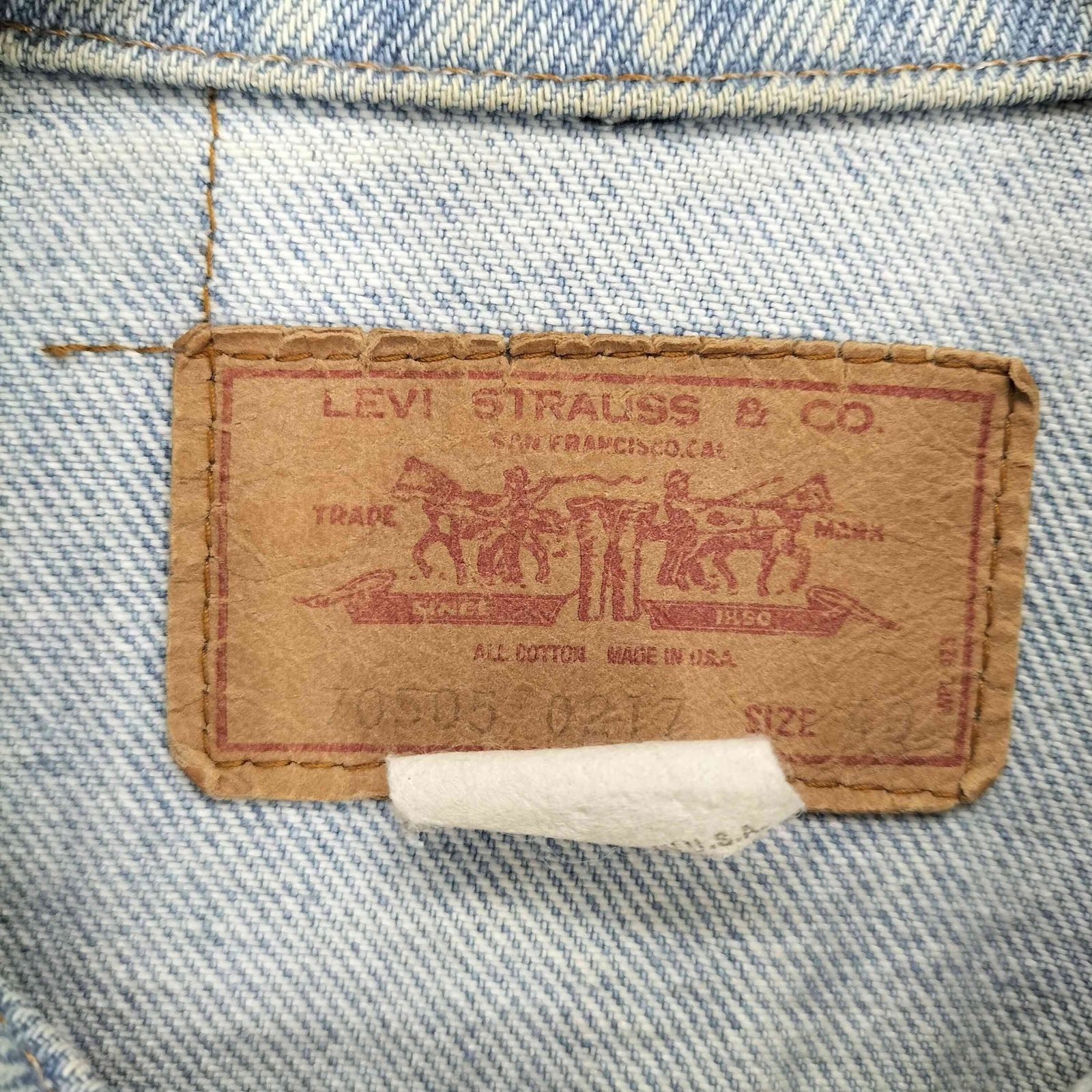 リーバイス Levis 70S USA製 52刻印 70505 4thデニムジャケット メンズ