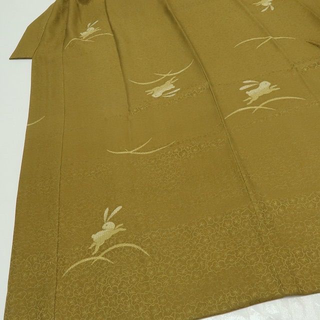 六花-RIKKA- 正絹 ほていや謹製 兎 袖無双 半衿付 長襦袢 着物 A3640