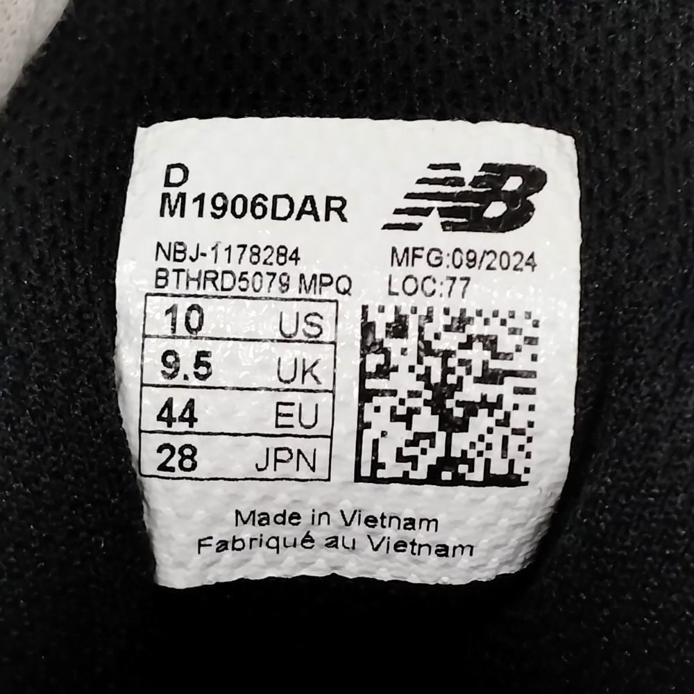 NEW BALANCE ニューバランス M1906 DAR シューズ スニーカー ブラック  